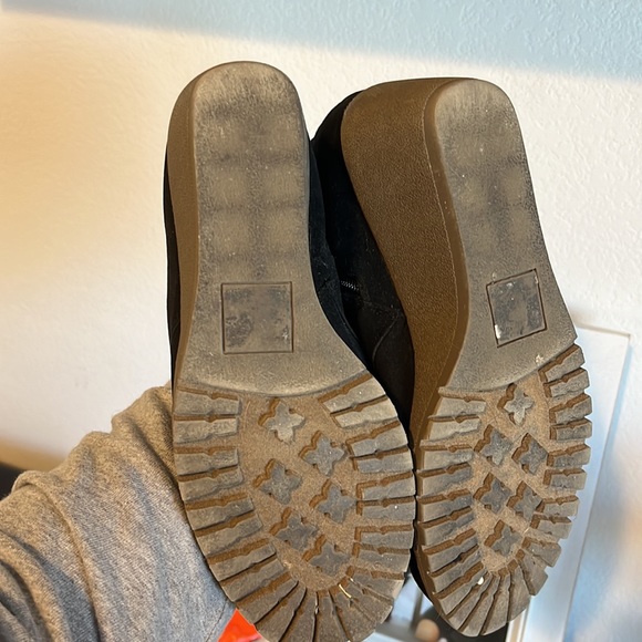 Lane Bryant Tie Wedge Booties - Picture 3 of 4